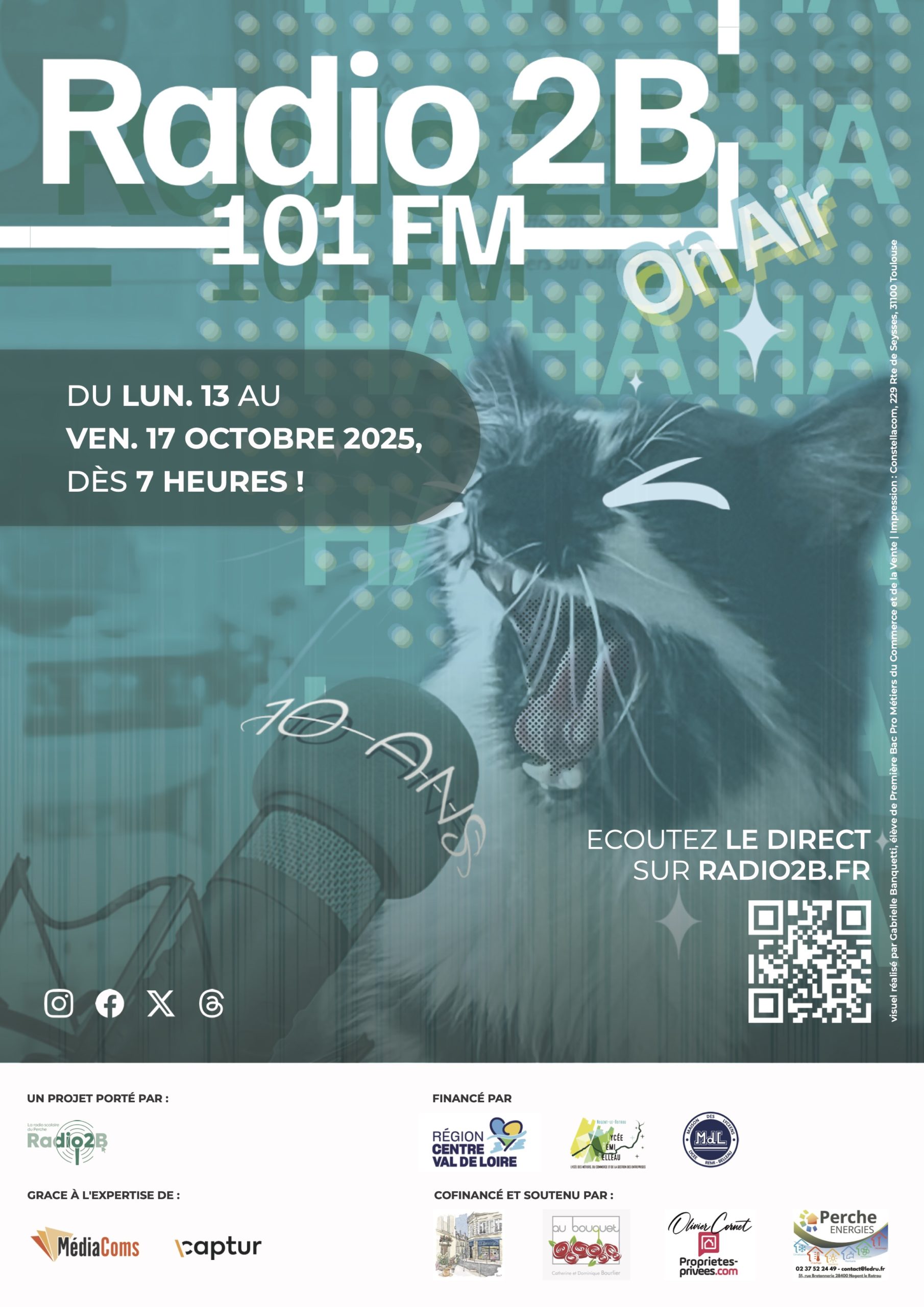 2025-2026, une nouvelle saison pour l’atelier Radio2B du lycée Rémi Belleau